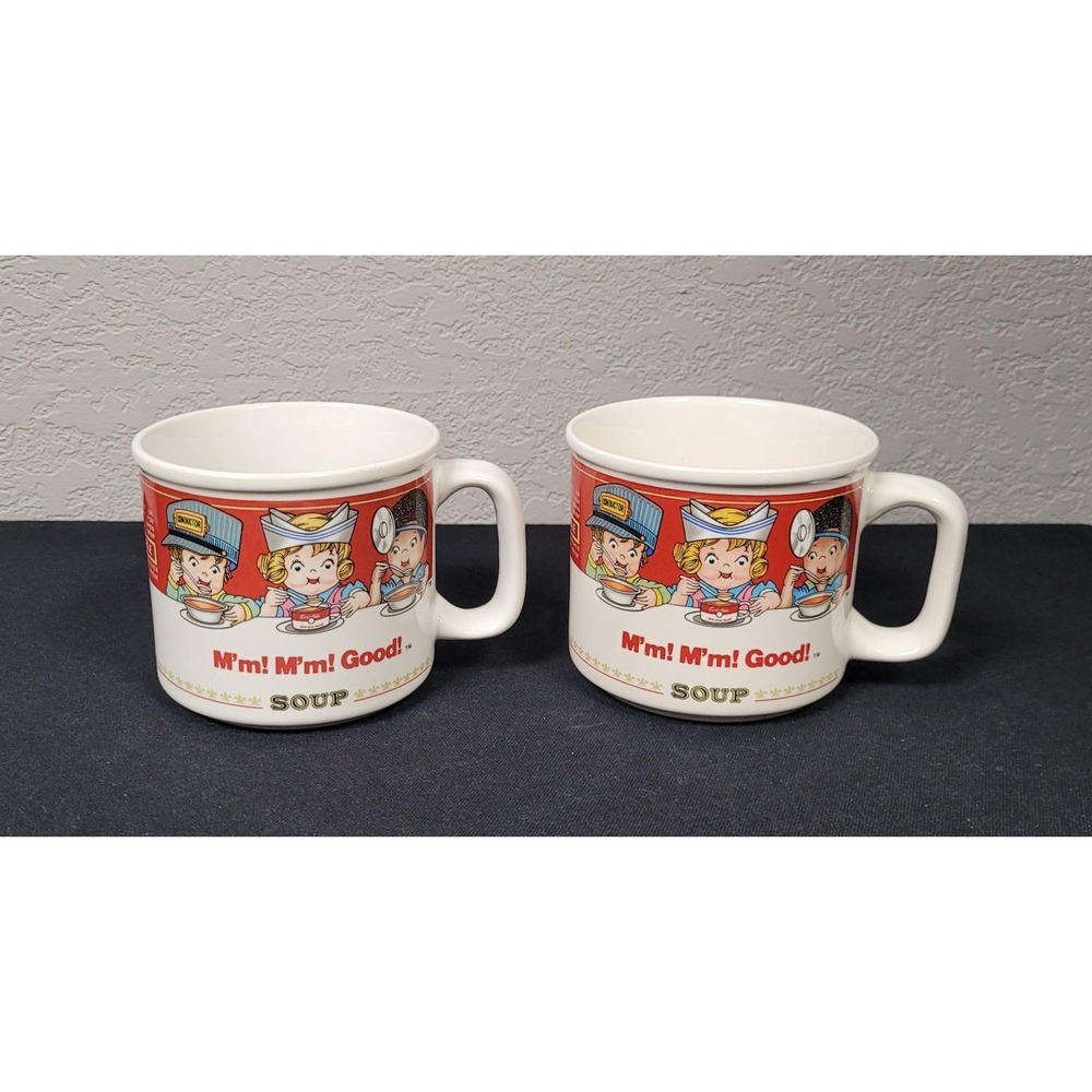 Westwood "Campbell's Kids" 14oz Ceramic Campbell's Soup Mug VTG 1993 (Lot of 2)